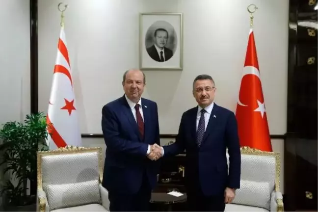 Fuat Oktay, KKTC Başbakanı Tatar ile görüştü