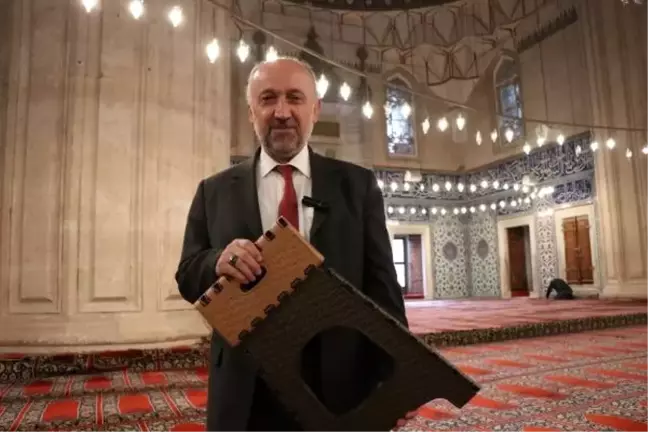 Diyanet'in 'tabure' uygulaması Selimiye Camii'nde başladı