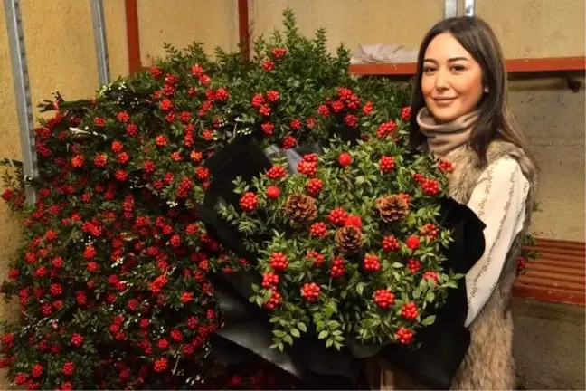Noel için Avrupa'ya 70 milyon dal çiçek