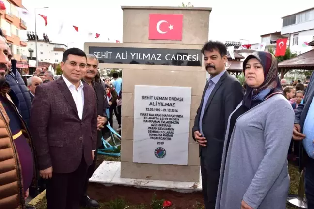 Şehit Ali Yılmaz Caddesi açıldı