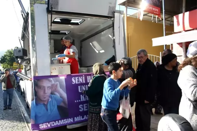 Arkadaşları için lokma döktürdüler