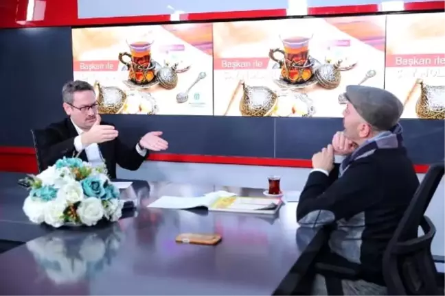 'Başkan ile Çay Molası'nın ilk konuğu Ceyhun Yılmaz oldu
