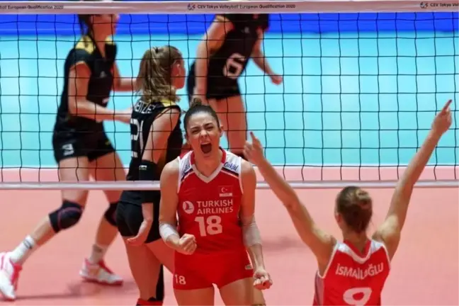 Türkiye Almanya voleybol maçı 2020: Filenin Sultanları 3-0'lık zaferle olimpiyat vizesi aldı