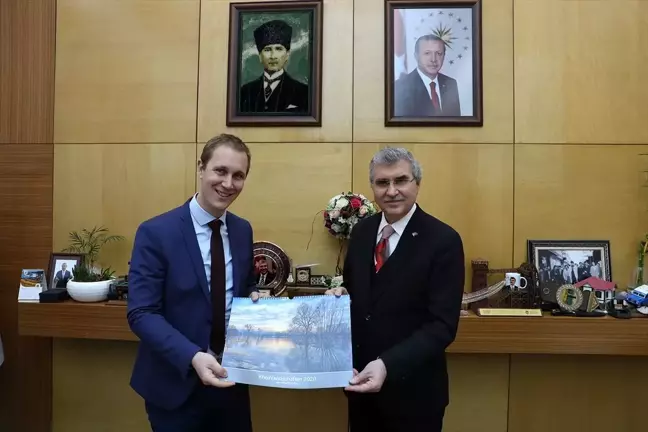 Alman Belediye Başkanı Zimmermann'dan Başkan Yüce'ye ziyaret