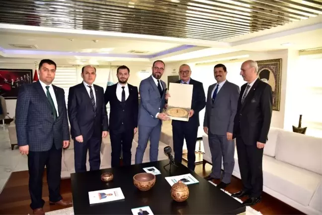 Demirci heyetinden Başkan Ergün'e OSB teşekkür