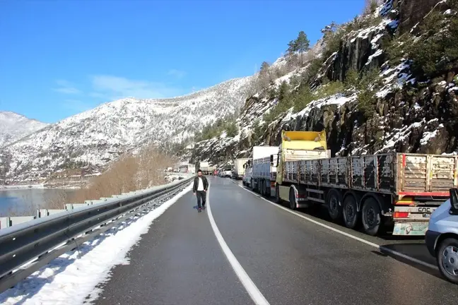 Artvin'de buzlanma nedeniyle iki aracın yoldan çıktığı kazada 4 kişi yaralandı