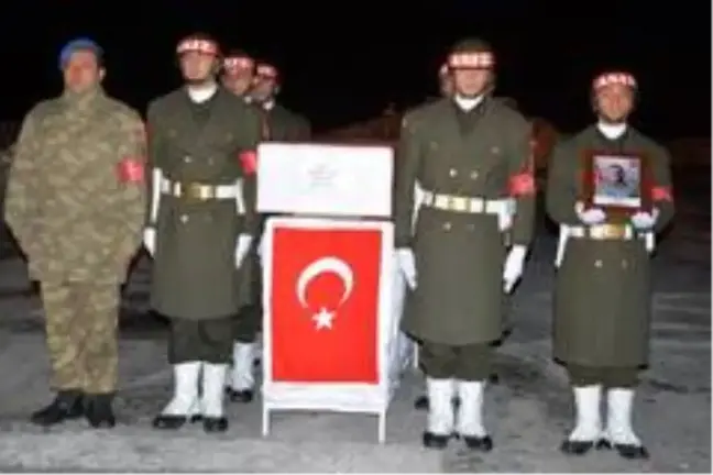 Çukurca'da şehit olan askerin naaşı memleketine gönderildi