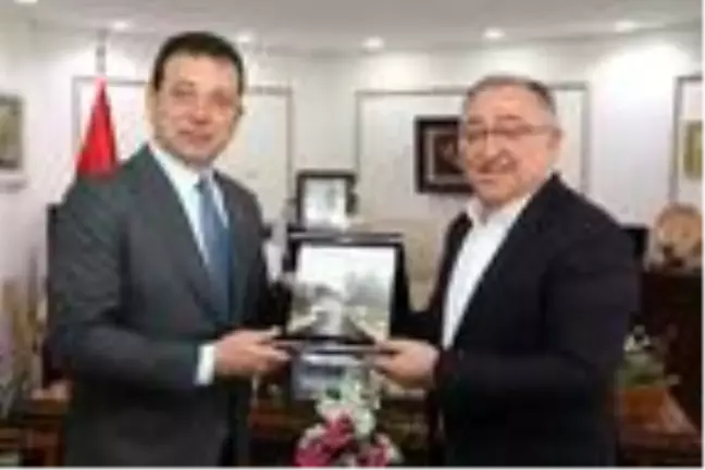 İmamoğlu'ndan, Yalova Belediye Başkanı Salman'a ziyaret - Yeniden