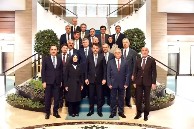 Konya protokolü bakanlarla Konya yatırımlarını konuştu