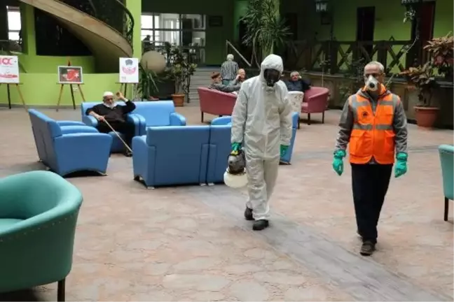 Samsun'da, huzurevinde 'koronavirüs' önlemi