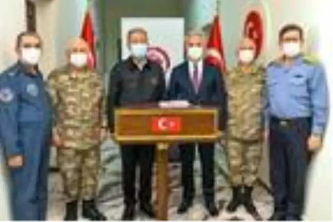 Son dakika haber! Milli Savunma Bakanı Akar ve kuvvet komutanları Isparta'da