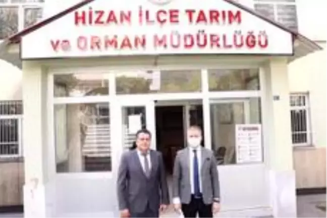 Hizan Kaymakamı Yelek'in kurum ziyaretleri