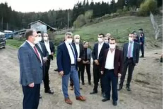 Vali Gürel, Uluyayla'da incelemelerde bulundu