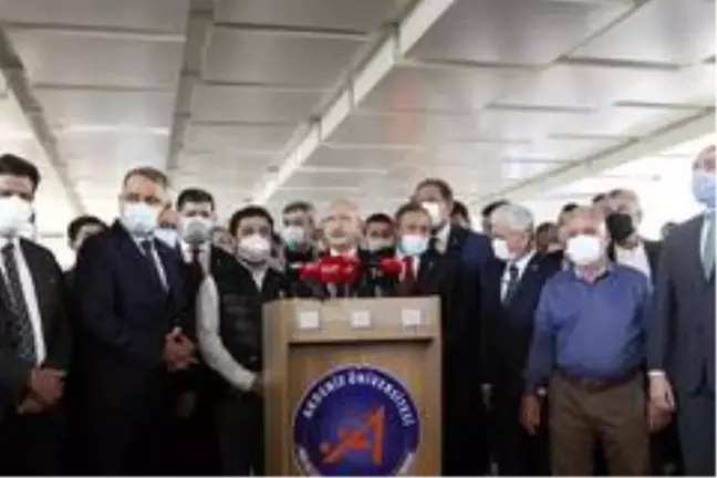 CHP Genel Başkanı Kılıçdaroğlu Akdeniz Üniversitesi'ne Teşekkür Etti