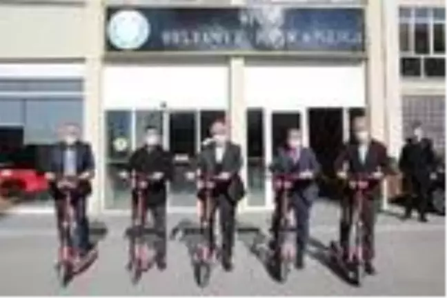 Sivas'ta, belediyeden elektrikli scooter hizmeti