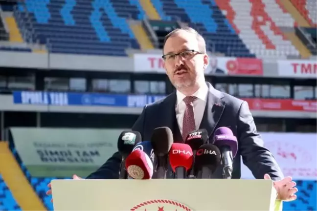 Bakan Kasapoğlu: Türkiye spor tesislerinde Avrupa'da öncü hale geldi