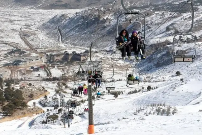 Davraz Kayak Merkezi'ne 200 bin ziyaretçi