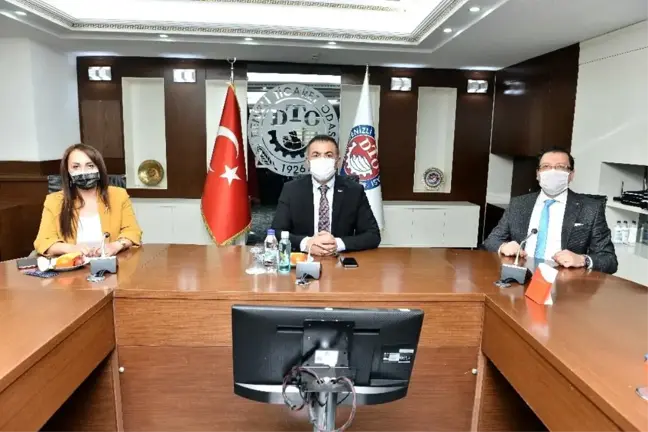 Denizli İl Sağlık Müdürü Öztürk ile ekibinden DTO'ya teşekkür