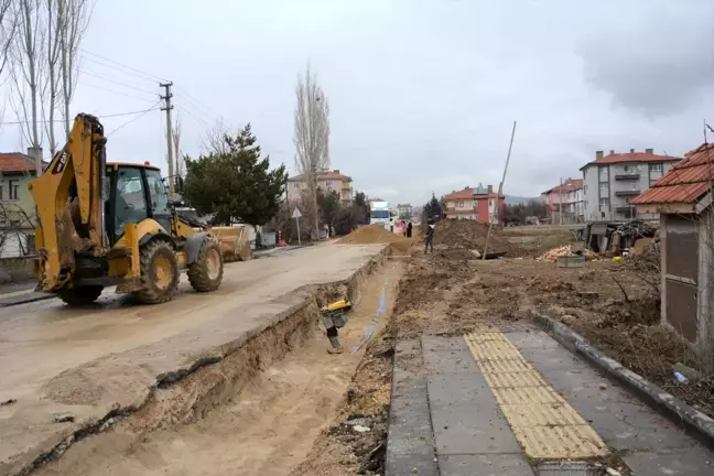 Akyurt'ta içme suyu hattı yapımına başlandı
