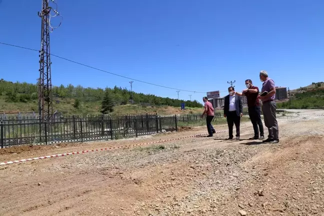Hadim'de kiraz alım merkezi ek bina inşaatı başladı