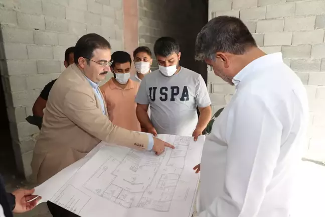 Şanlıurfa'da Göbeklitepe Kültür Evi'nin yapımı devam ediyor