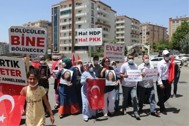 Almanya'da evlat nöbetindeki anneden Diyarbakır'daki ailelere destek ziyareti