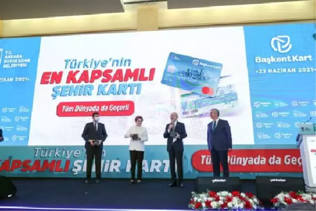 Kılıçdaroğlu ve Akşener, 'Başkent Kart'ın tanıtımına katıldı