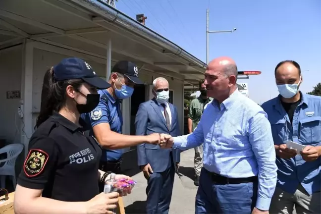 İçişleri Bakanı Soylu Kilis'te