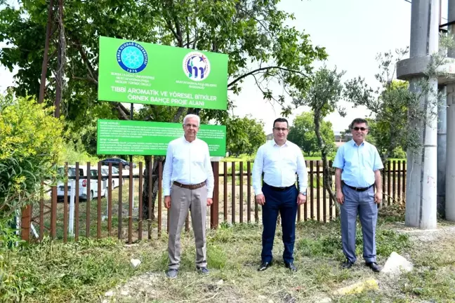 Tıbbi ve aromatik bitkiler bahçesi örnek olacak