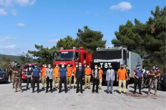 Sultanbeyli orman yangınlarına karşı alarmda