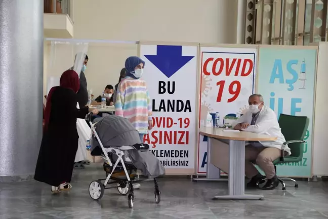 Erzurum'da Kovid-19'la mücadelede aşılanma oranının arttırılması için ekipler seferber oldu