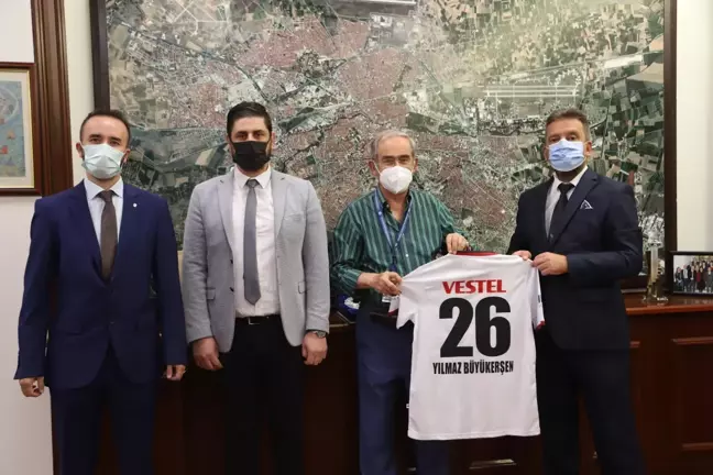 Eskişehir Yönetimi'nden Başkan Büyükerşen'e ziyaret