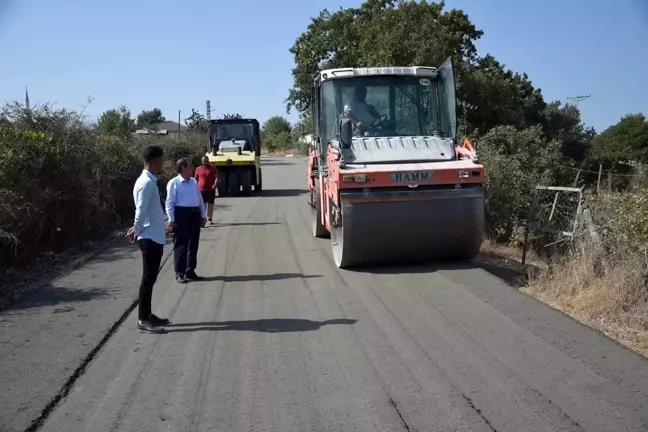 Kaymakam Gürdal beton yol çalışmalarını inceledi
