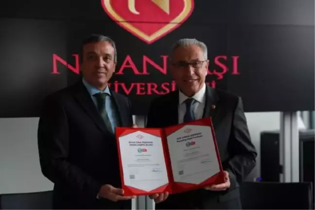 Son dakika: Nişantaşı Üniversitesi'ne 'Küresel Salgın Bağlamında Güvenli Kampüs Belgesi' verildi