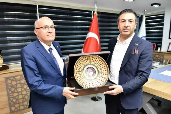 Kaymakam Balcıoğlu'ndan DTO Başkanı Erdoğan'a veda ziyareti