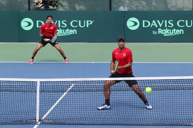 A Milli Erkek Tenis Takımı, Letonya'yı 4-0 yendi
