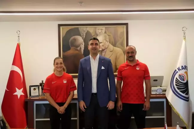 Buse Naz Çakıroğlu'ndan, Başkan Gökhan Yüksel'e ziyaret