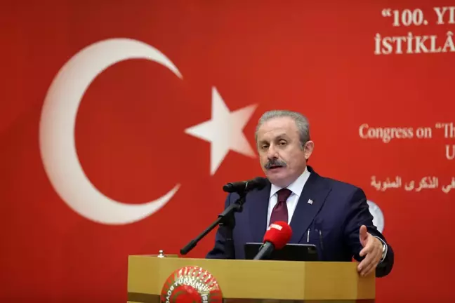 Şentop, 100. Yılında Evrensel Boyutlarıyla İstiklal Marşı ve Mehmet Akif Ersoy Kongresi'nde konuştu Açıklaması