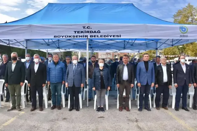 Malkara'da üreticilere yem bitkisi tohumu dağıtıldı