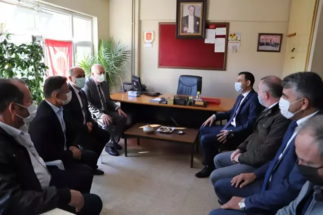 Hayrabolu Kaymakamı Sülün ve Belediye Başkanı İnan'dan muhtarlara ziyaret