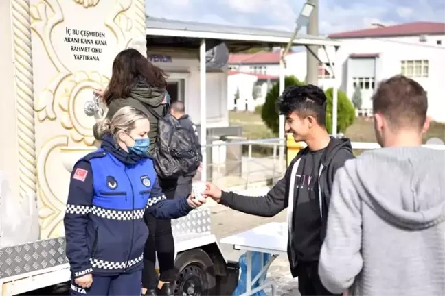 Çan Belediyesinden üniversite öğrencilerine çorba ikramı