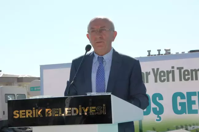 Serik'te Akçaalan pazar yerinin temeli atıldı