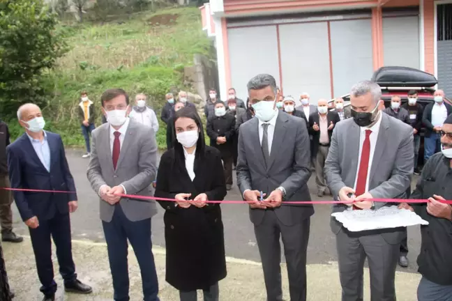 Yağlıdere'de hayırseverler tarafından yaptırılan cami ibadete açıldı
