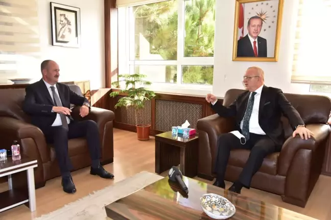 Başkan Ergün'den Yunusemre Kaymakamı Kantay'a Ziyaret