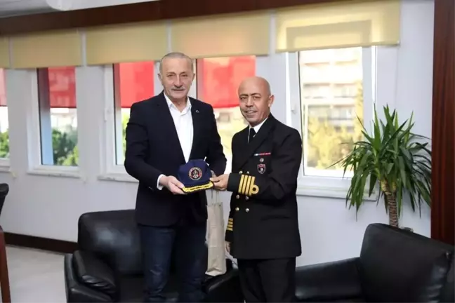 Didim Belediye Başkanı Atabay, Garnizon Komutanı Ali Saçan'ı ağırladı