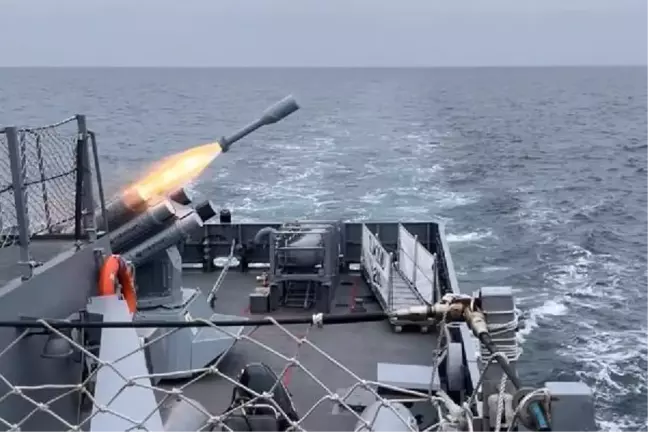 MSB: Atışlı deniz kabul test faaliyetleri başarıyla icra edildi