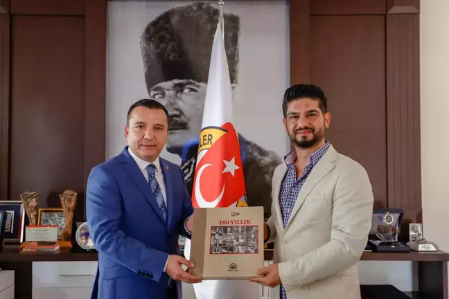 AA Antalya Bölge Müdürü Yıldırım, AGC Başkanı Taş'ı ziyaret etti