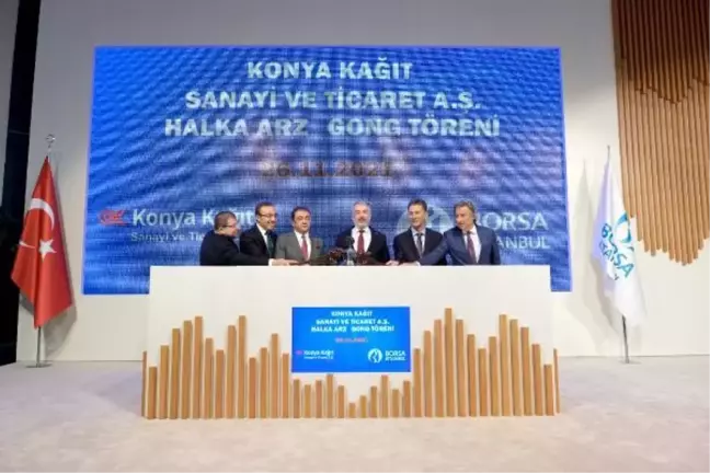 Borsa İstanbul'da gong Konya Kağıt için çaldı