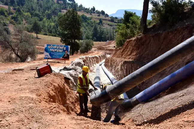 MESKİ, Gülek Mahallesi İçmesuyu Çalışmasına Devam Ediyor