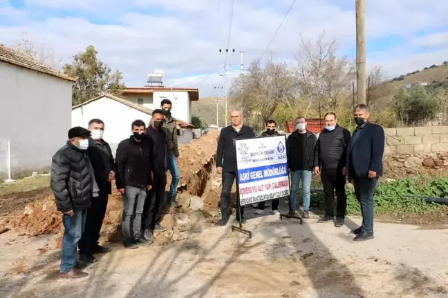 Aydın Büyükşehir Belediyesi Savrandere Mahallesi'nin altyapısını yeniliyor
